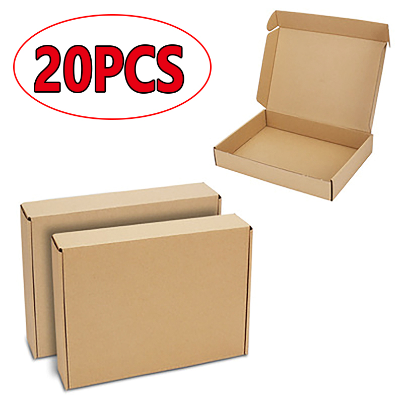 Soap Making Box - 20PCS Multi Size Brown Kraft Paper