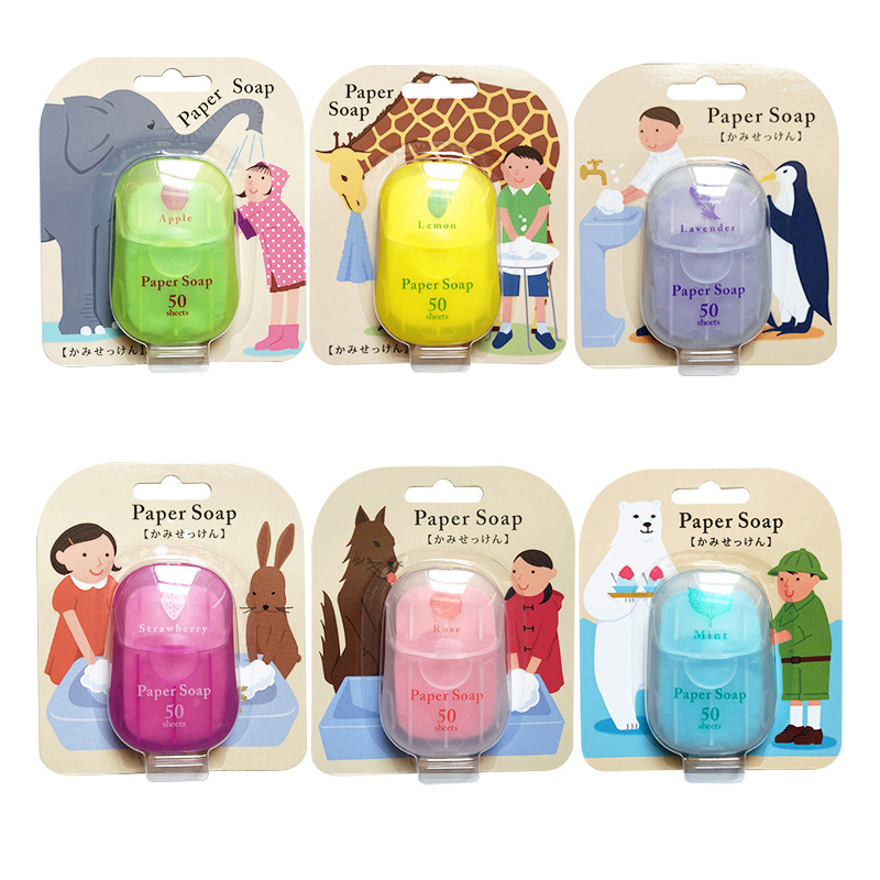 Soap Making Box - Boxed Disposable Soap Paper Travel Portable