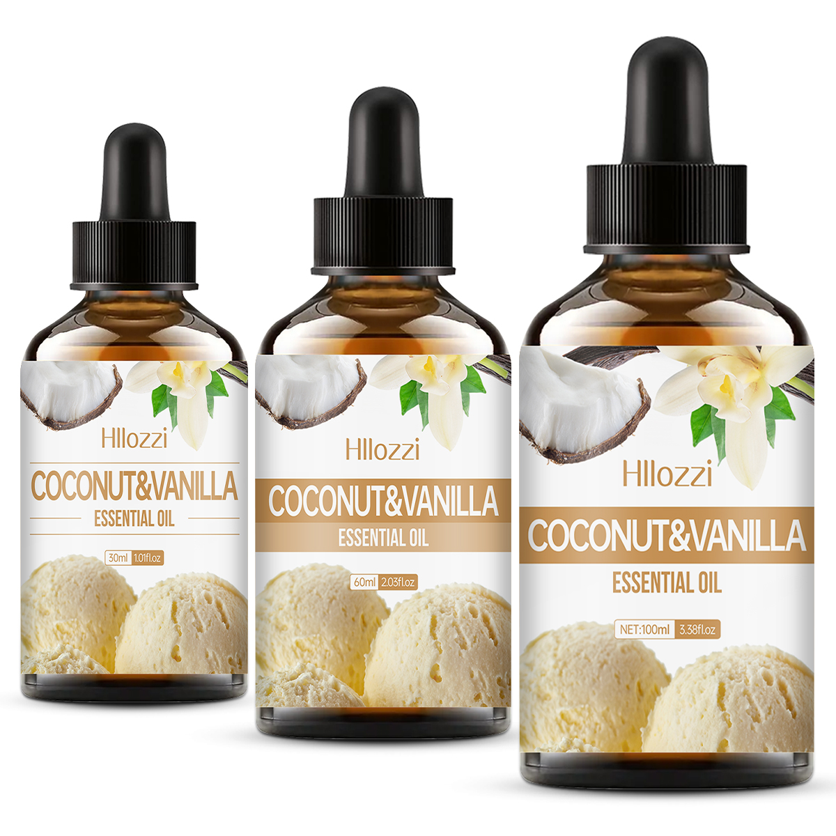 Coconut Oil Refined - Coconut Vanilla Essential Oil Long-lasting Fragrance