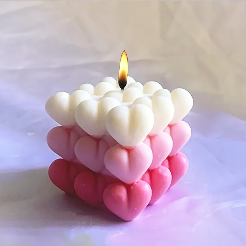Soap Making Supplies - New Heart-shaped Magic Ball Silicone Candle