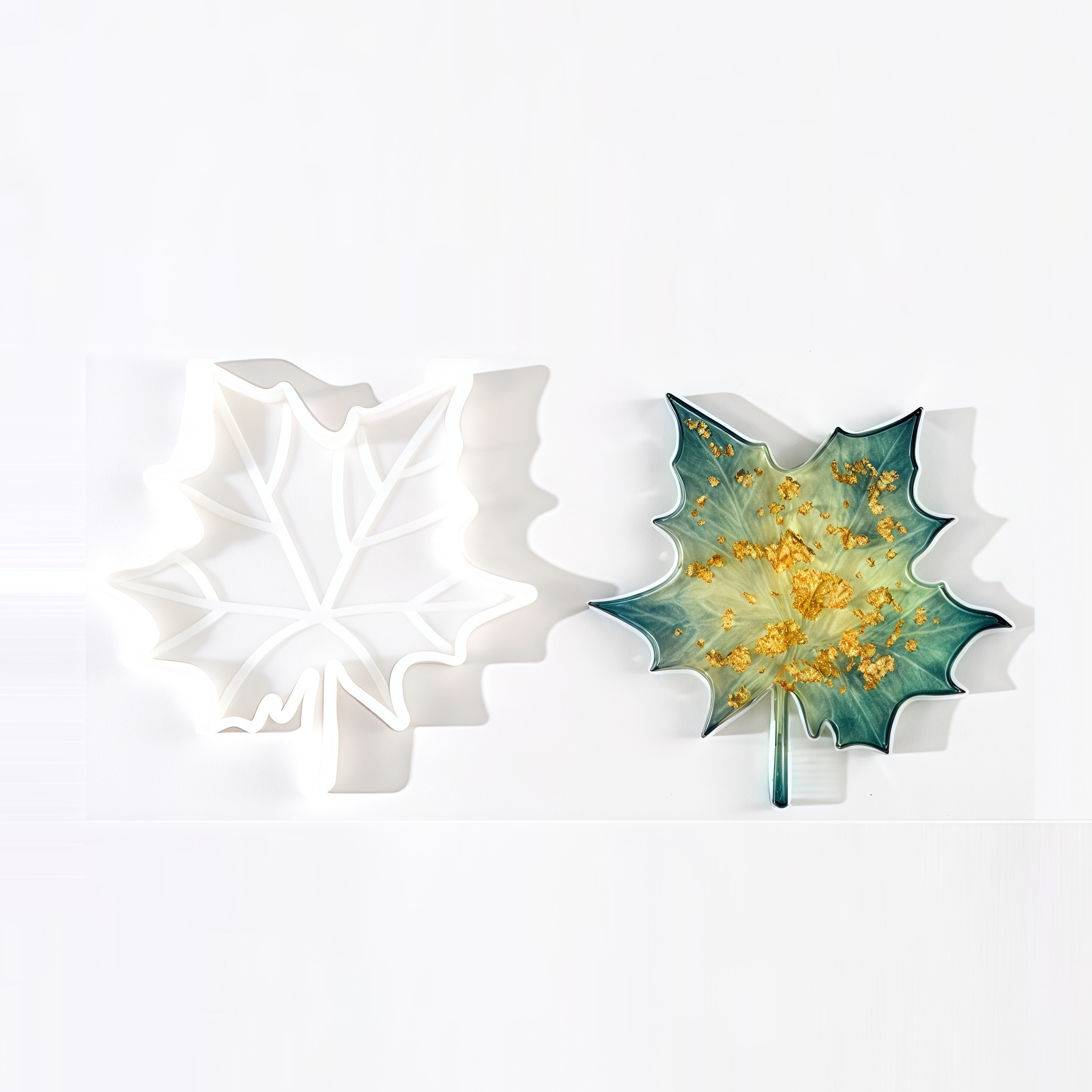 Soap Making Supplies - 1PC Maple Leaf shaped Silicone Mold,