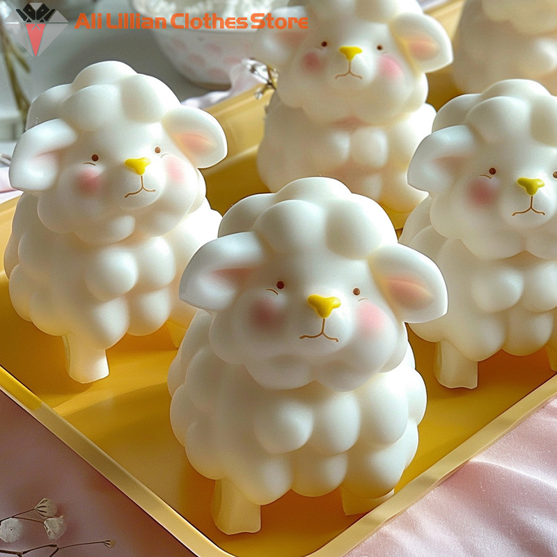 Soap Making Supplies - 3D Sheep Shape Jelly Mold Kitchen