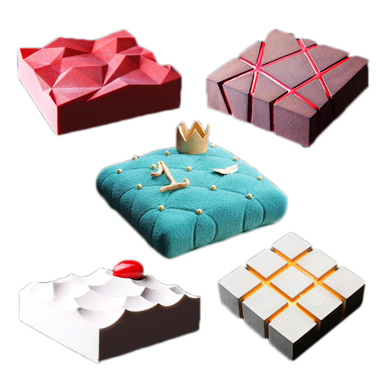 Soap Making Supplies - Silicone Mousse Cake Mold Diamond Peak