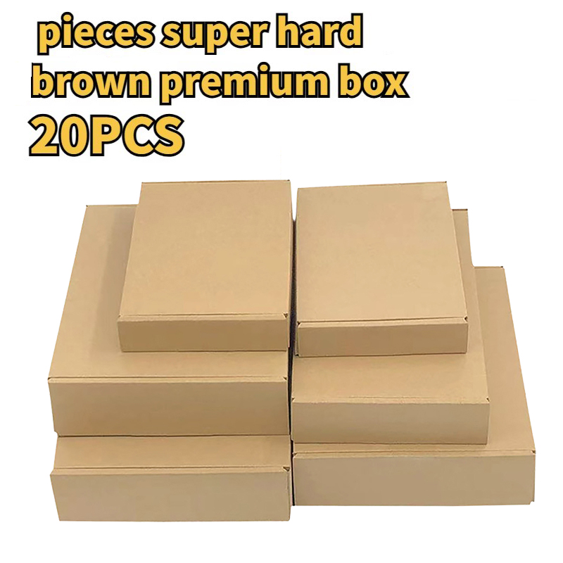 20PCS Multi Size Brown Kraft P - Soap Making Box บทวิจารณ์และราคา