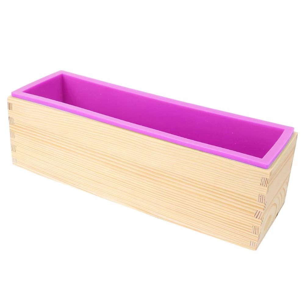 1200ml Silicone Soap Mold Wood - Soap Making Box บทวิจารณ์และราคา