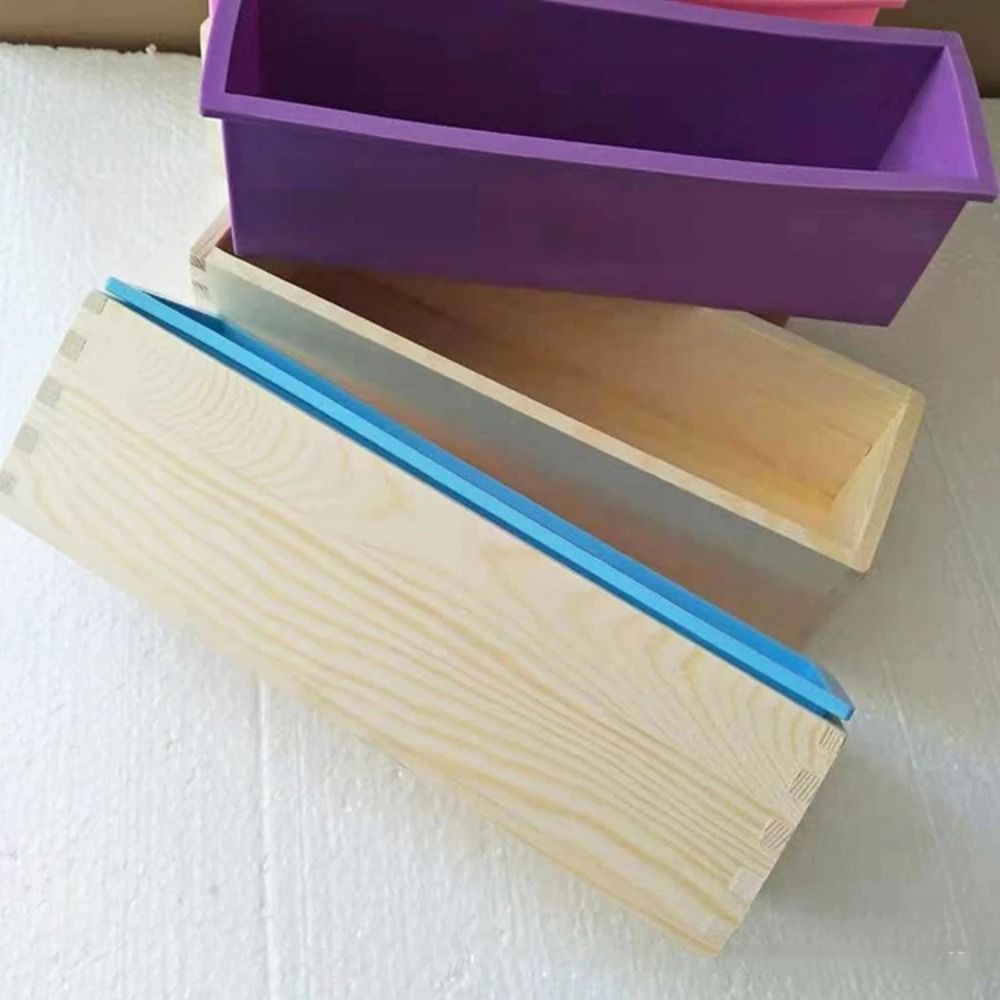 1200ml Silicone Soap Mold Wood - Soap Making Box บทวิจารณ์และราคา