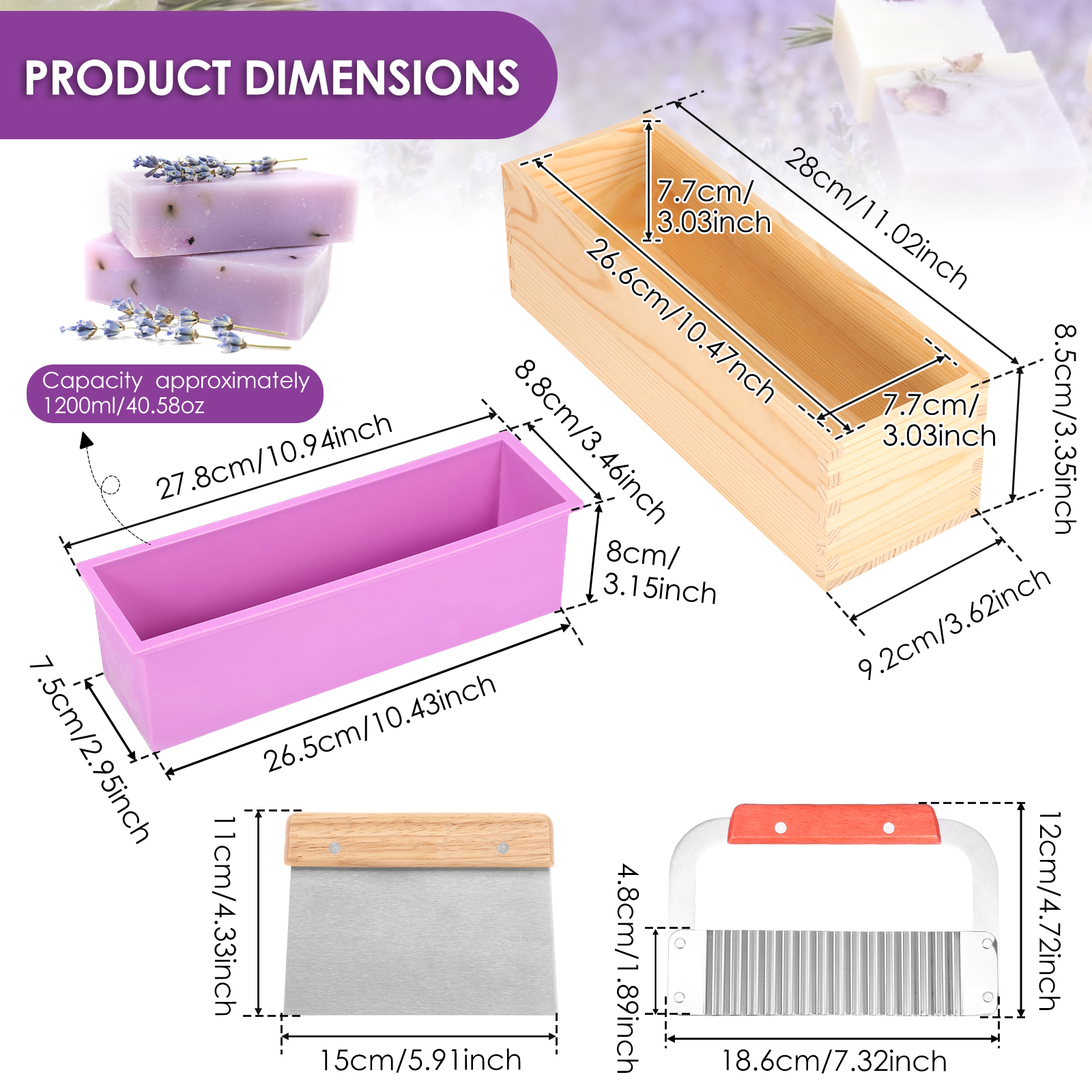 1Set Soap Making Mold Heat Res - Soap Making Box บทวิจารณ์และราคา