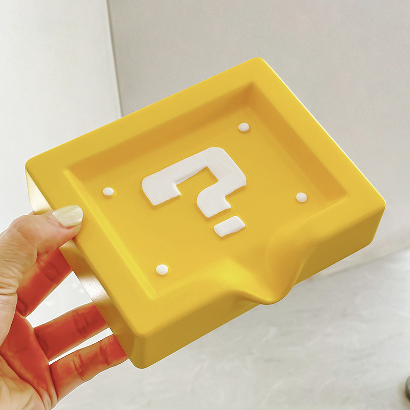 Question Mark Soap Dish Drain  - Soap Making Box บทวิจารณ์และราคา