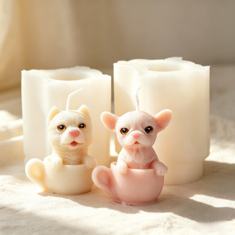 Cute Dog Cup Shaped Silicone M - Soap Making Jug บทวิจารณ์และราคา