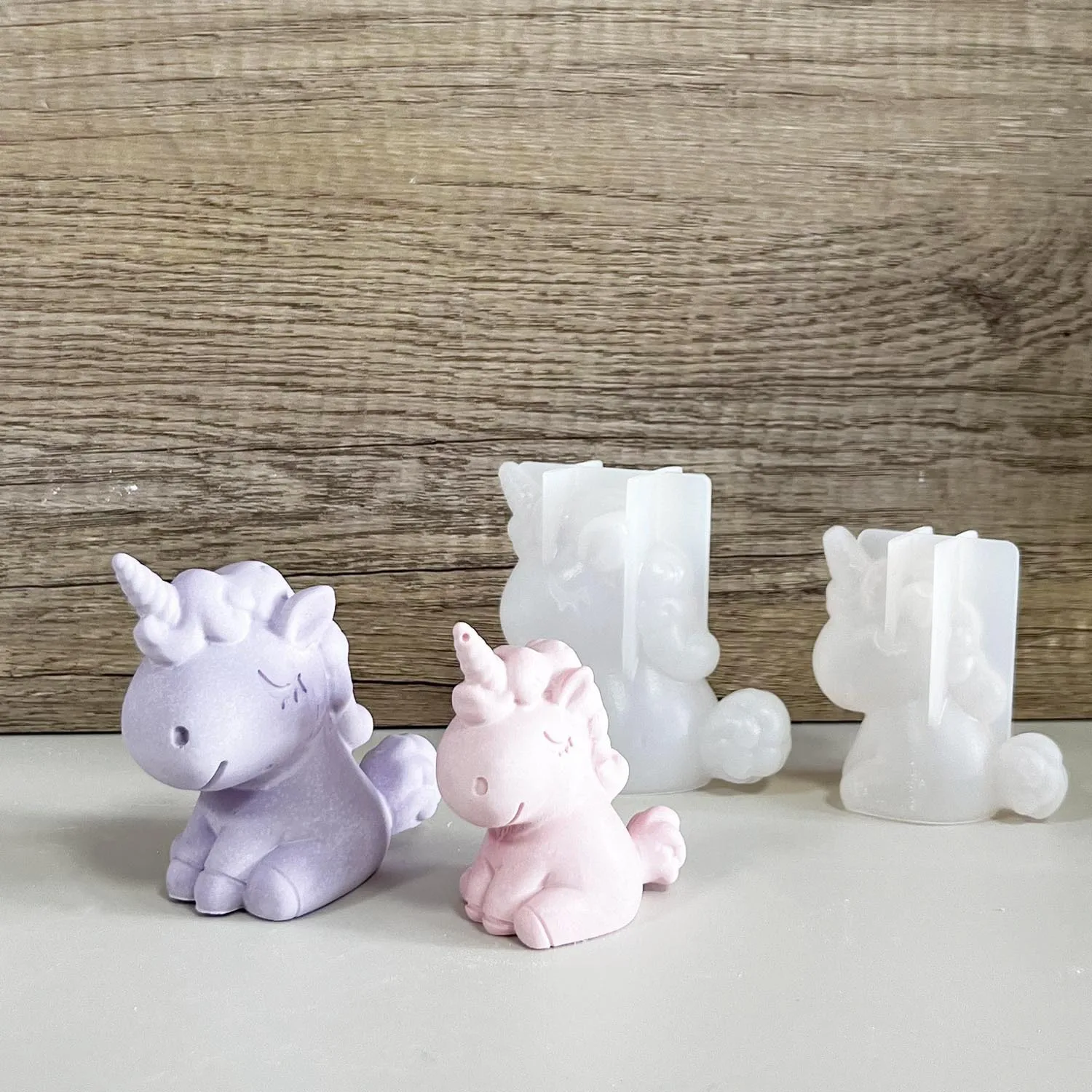 3D Geometric Silicone Unicorn  - Soap Making Supplies บทวิจารณ์และราคา