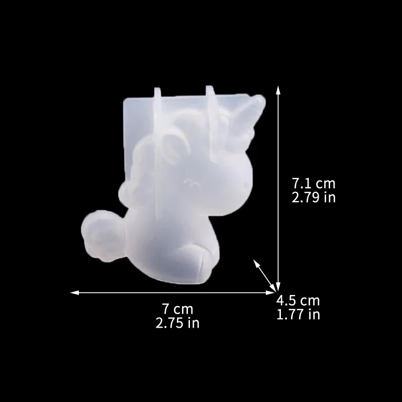 3D Geometric Silicone Unicorn  - Soap Making Supplies บทวิจารณ์และราคา