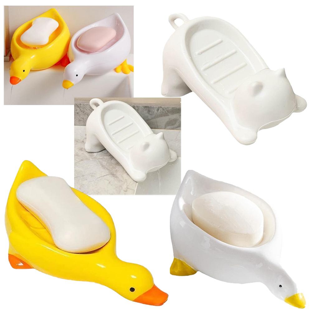 Cute Cat Duck Shape Soap Box S - Soap Making Box บทวิจารณ์และราคา