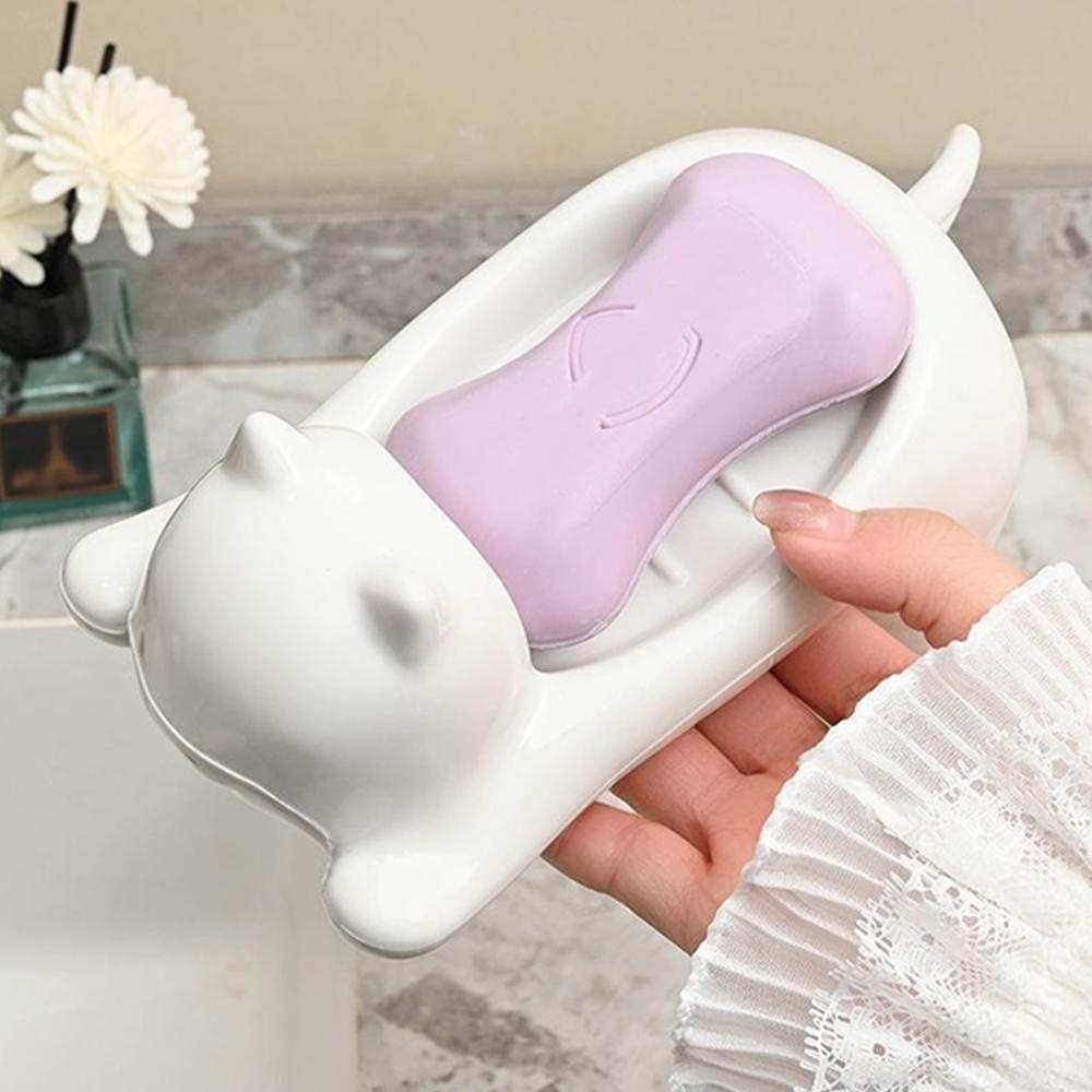 Cute Cat Duck Shape Soap Box S - Soap Making Box บทวิจารณ์และราคา