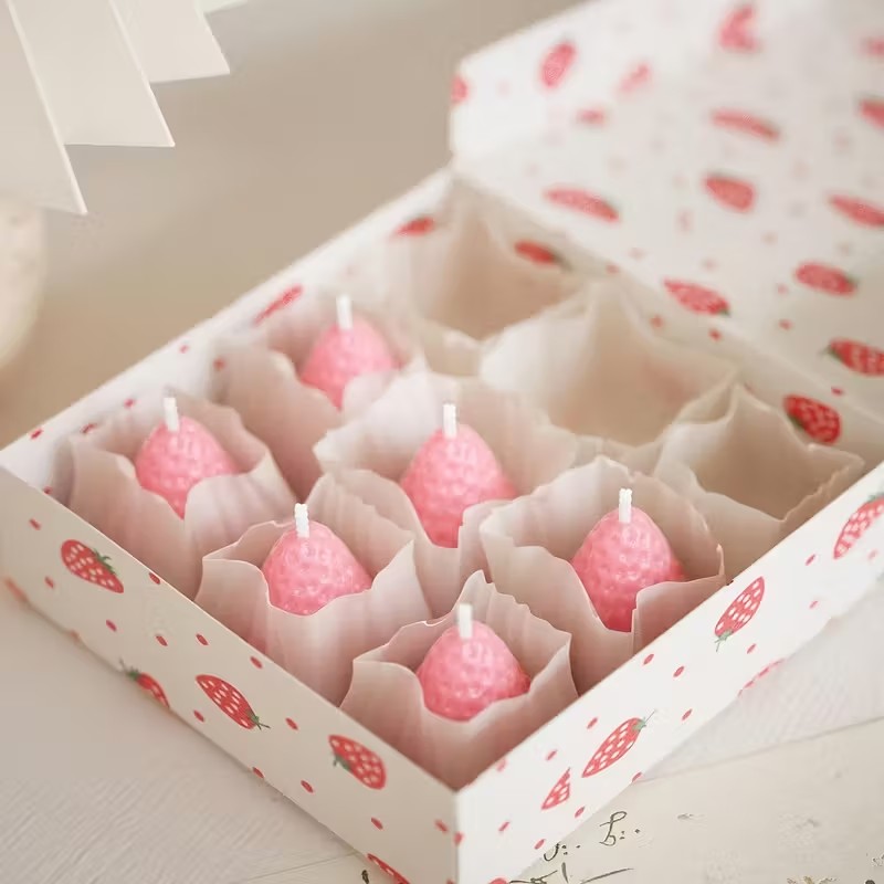 Strawberry Silicone Candle Mol - Soap Making Supplies บทวิจารณ์และราคา