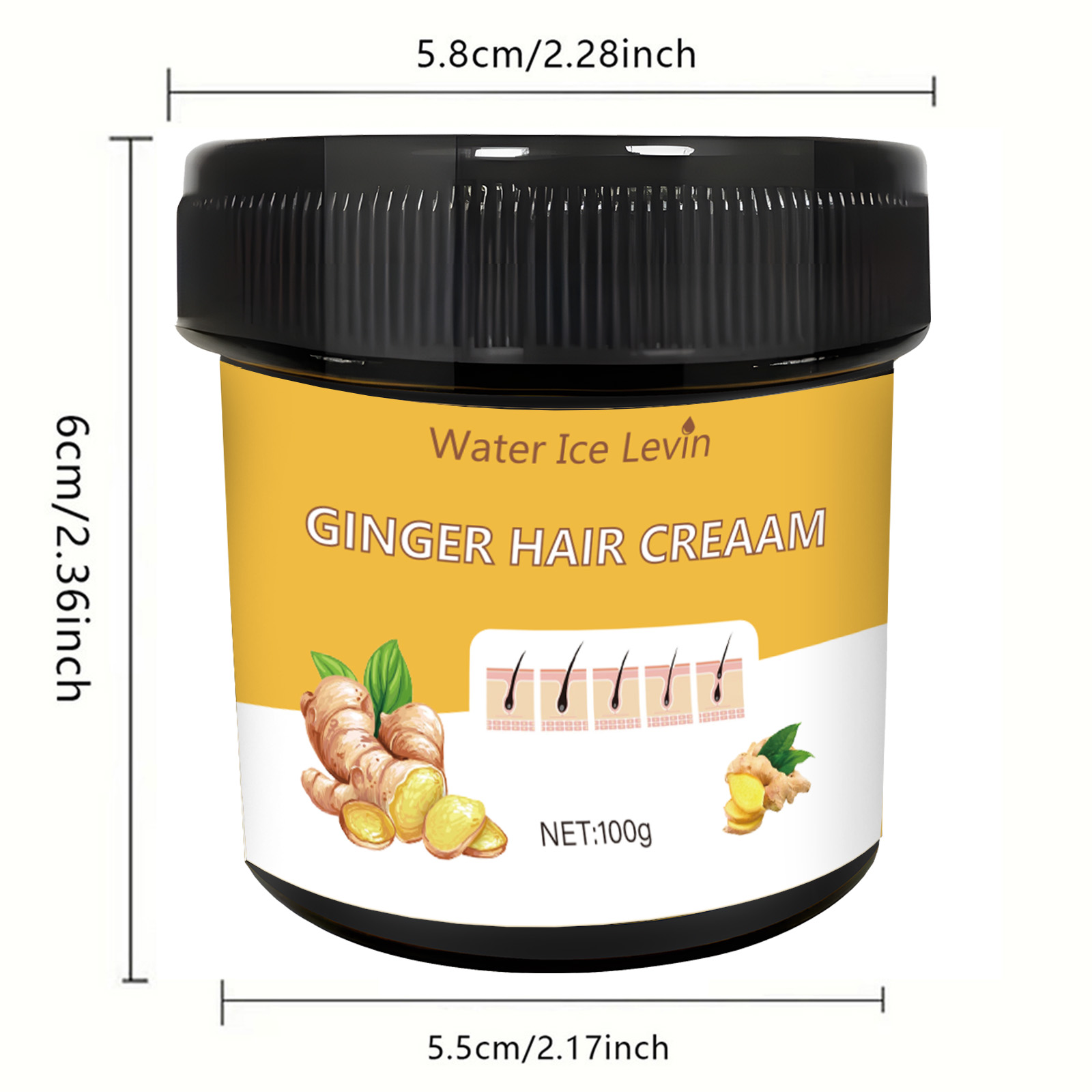 Ginger Scented Hair Cream, Moi - Coconut Oil Refined บทวิจารณ์และราคา