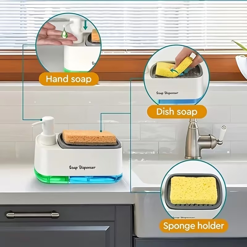 Dual Pump Soap Dispenser Set 3 - Soap Making Box บทวิจารณ์และราคา