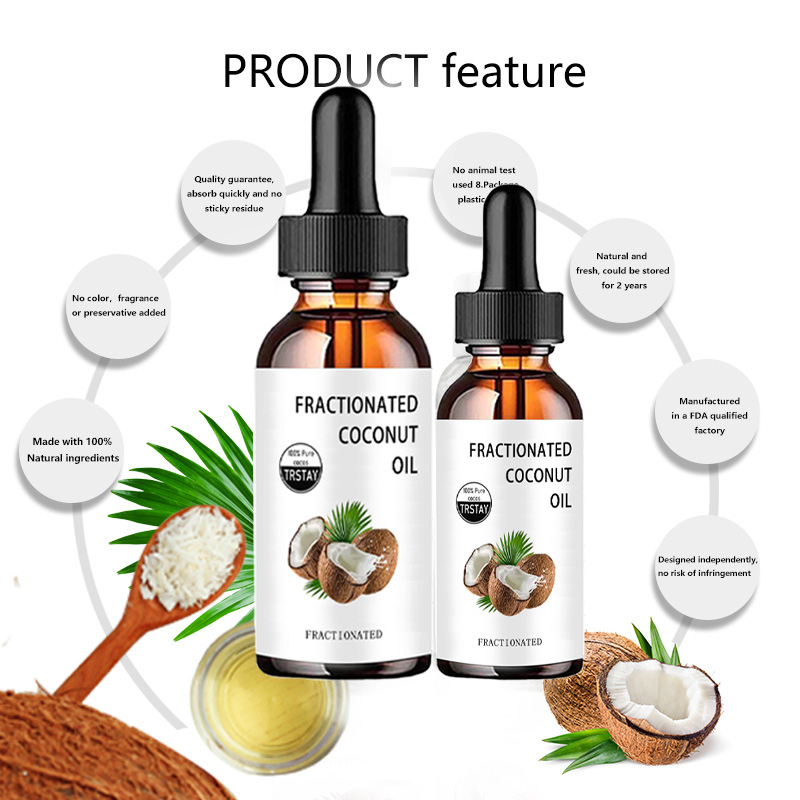 Fractionated Coconut Oil 100%  - Coconut Oil Refined บทวิจารณ์และราคา