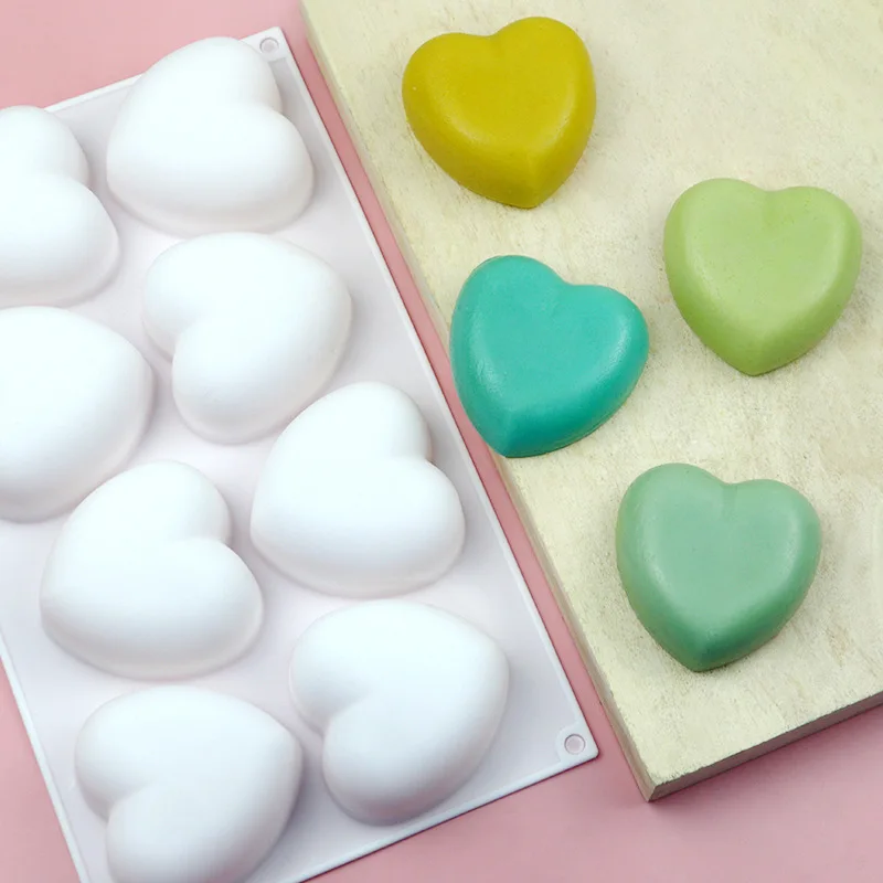Love Heart Silicone Soap Mold  - Soap Making Supplies บทวิจารณ์และราคา