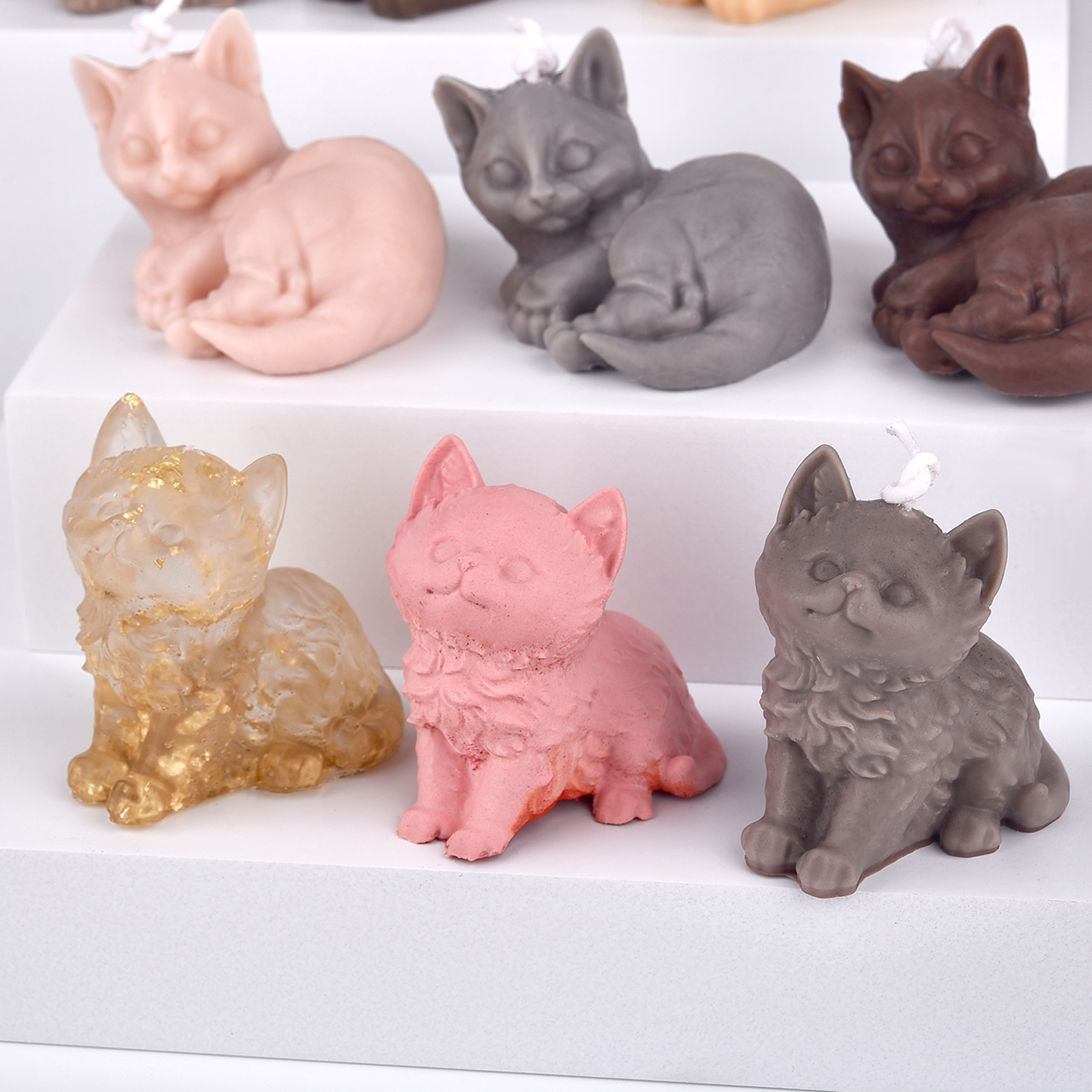 3D Dogs Cats Silicone Mold For - Soap Making Supplies บทวิจารณ์และราคา