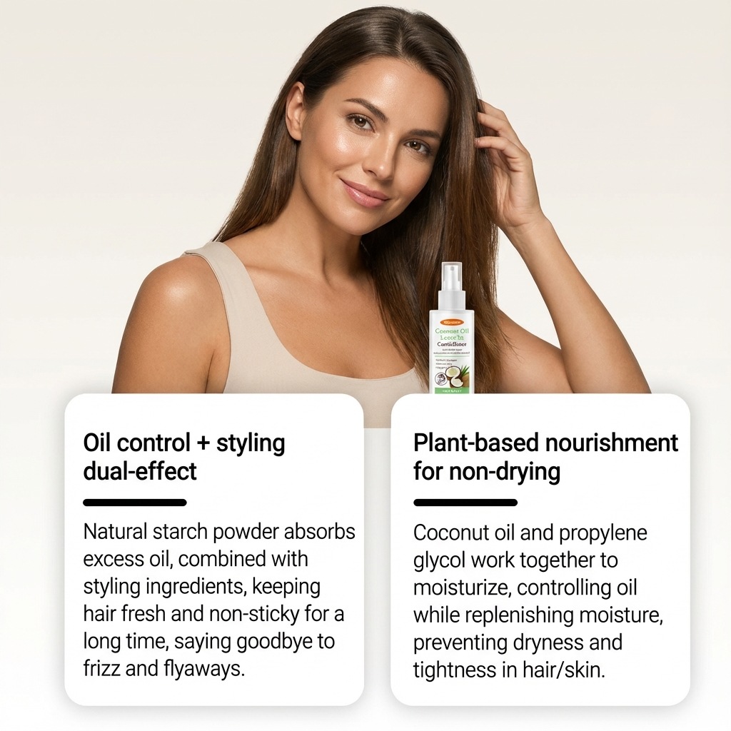 Gleamxi Coconut Oil Leave-In C - Coconut Oil Refined บทวิจารณ์และราคา
