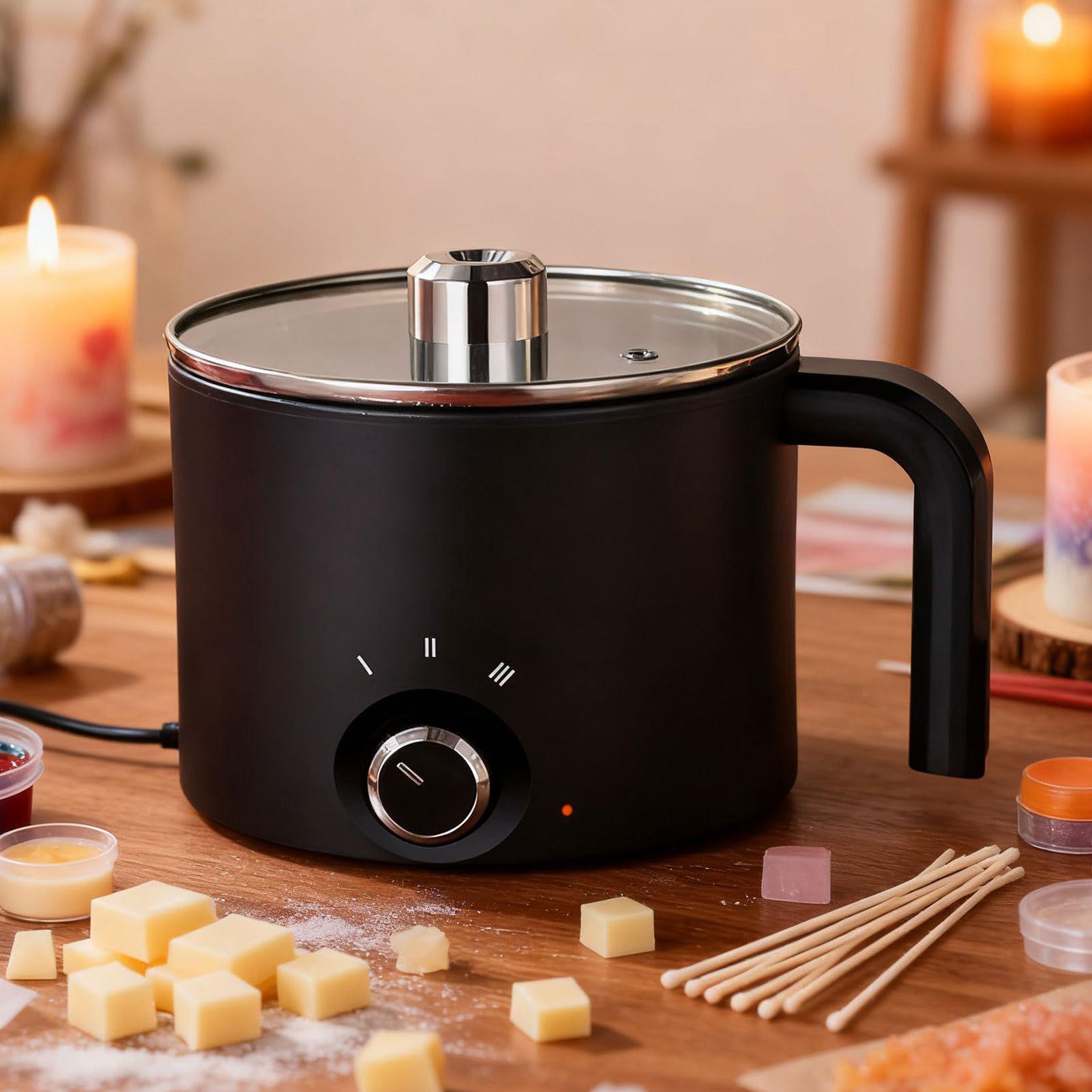 1.5L Candle Wax Melting Pot He - Soap Making Jug บทวิจารณ์และราคา