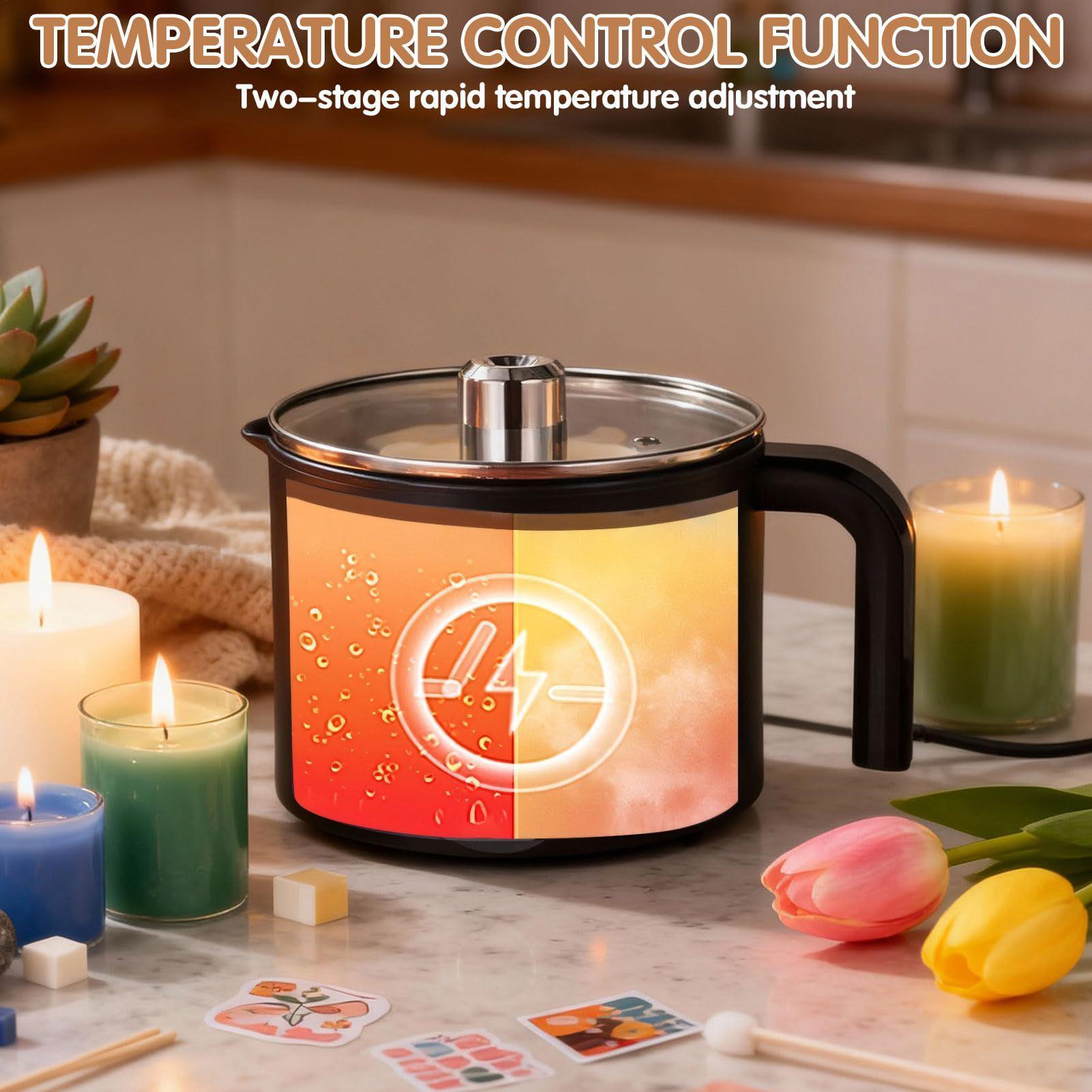 1.5L Candle Wax Melting Pot He - Soap Making Jug บทวิจารณ์และราคา