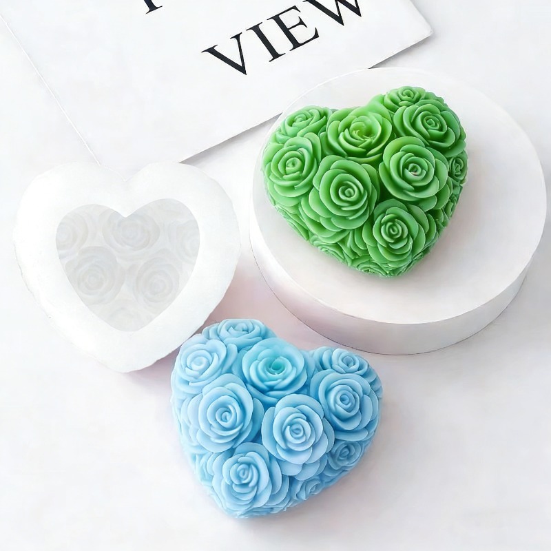 DIY Love Rose Flowers Valentin - Soap Making Raw Material บทวิจารณ์และราคา