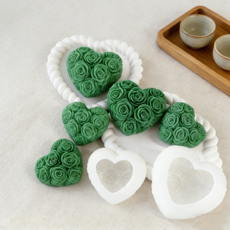 DIY Love Rose Flowers Valentin - Soap Making Raw Material บทวิจารณ์และราคา