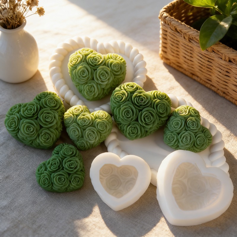 DIY Love Rose Flowers Valentin - Soap Making Raw Material บทวิจารณ์และราคา