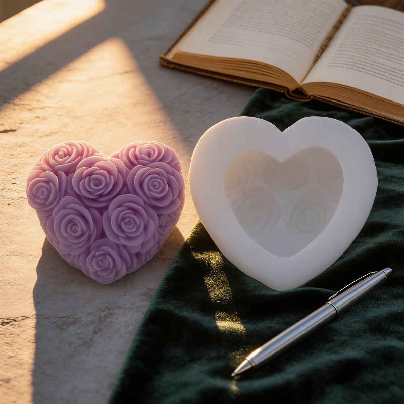 DIY Love Rose Flowers Valentin - Soap Making Raw Material บทวิจารณ์และราคา