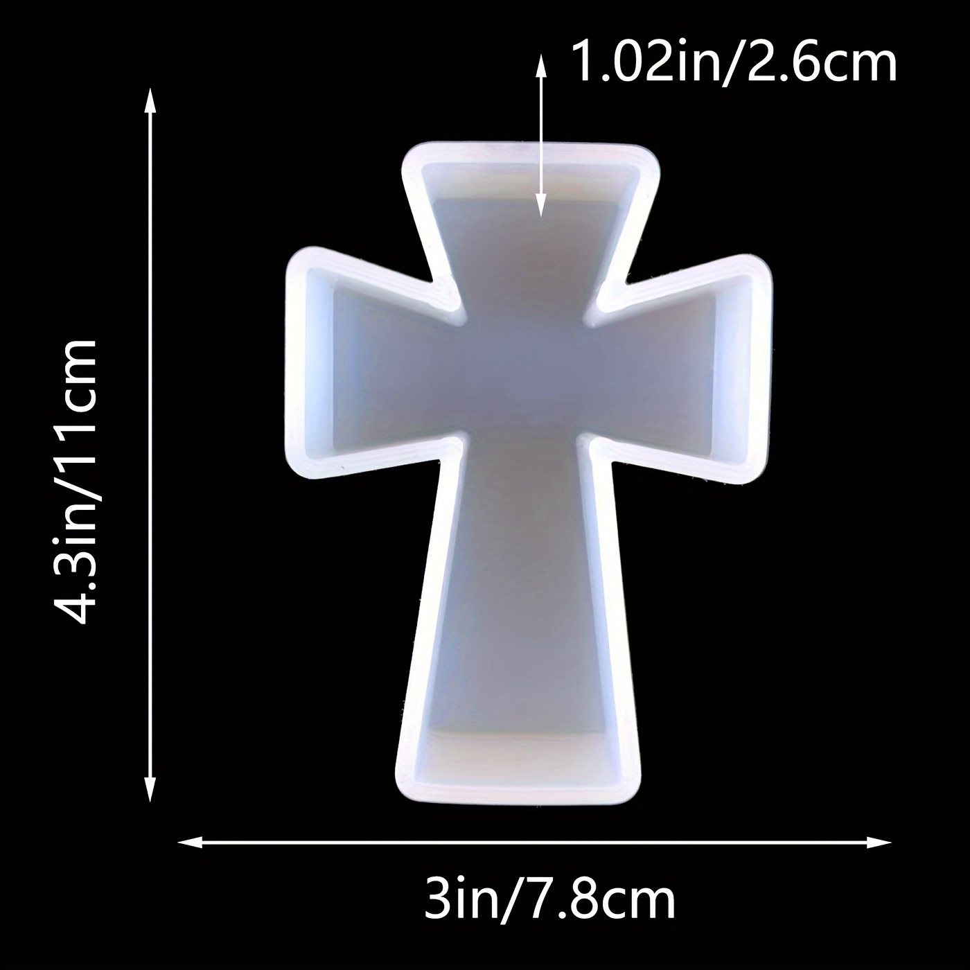 Silicone Mold Blessing Cross D - Soap Making Raw Material บทวิจารณ์และราคา