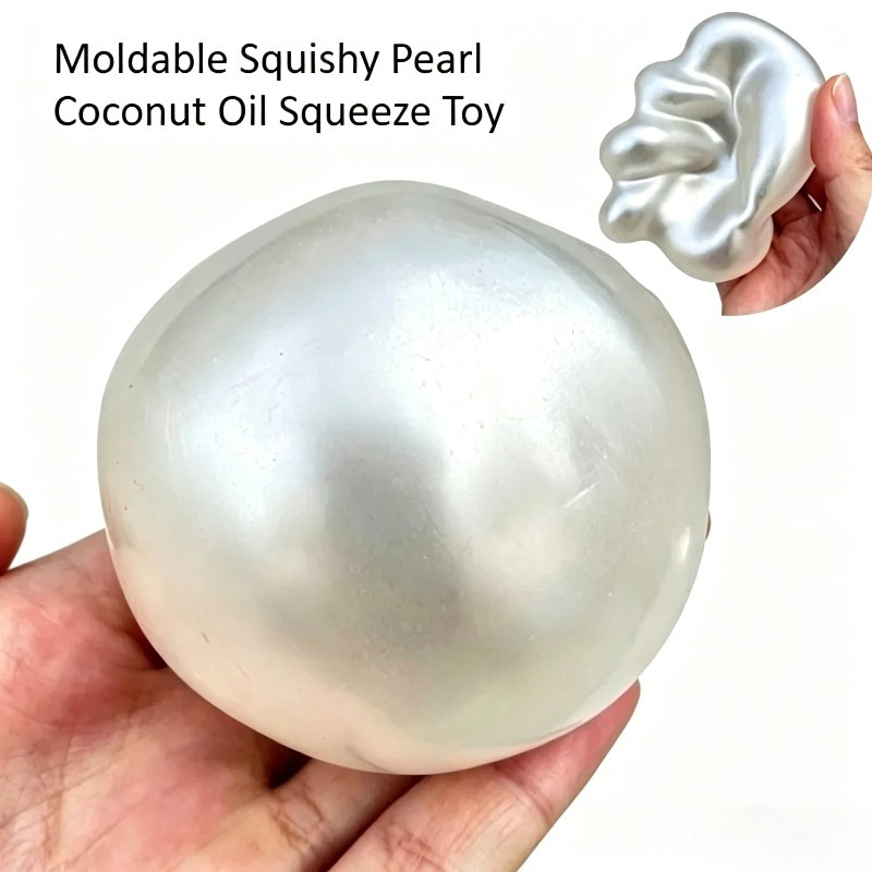 Moldable Squishy Pearl Coconut - Coconut Oil Refined บทวิจารณ์และราคา
