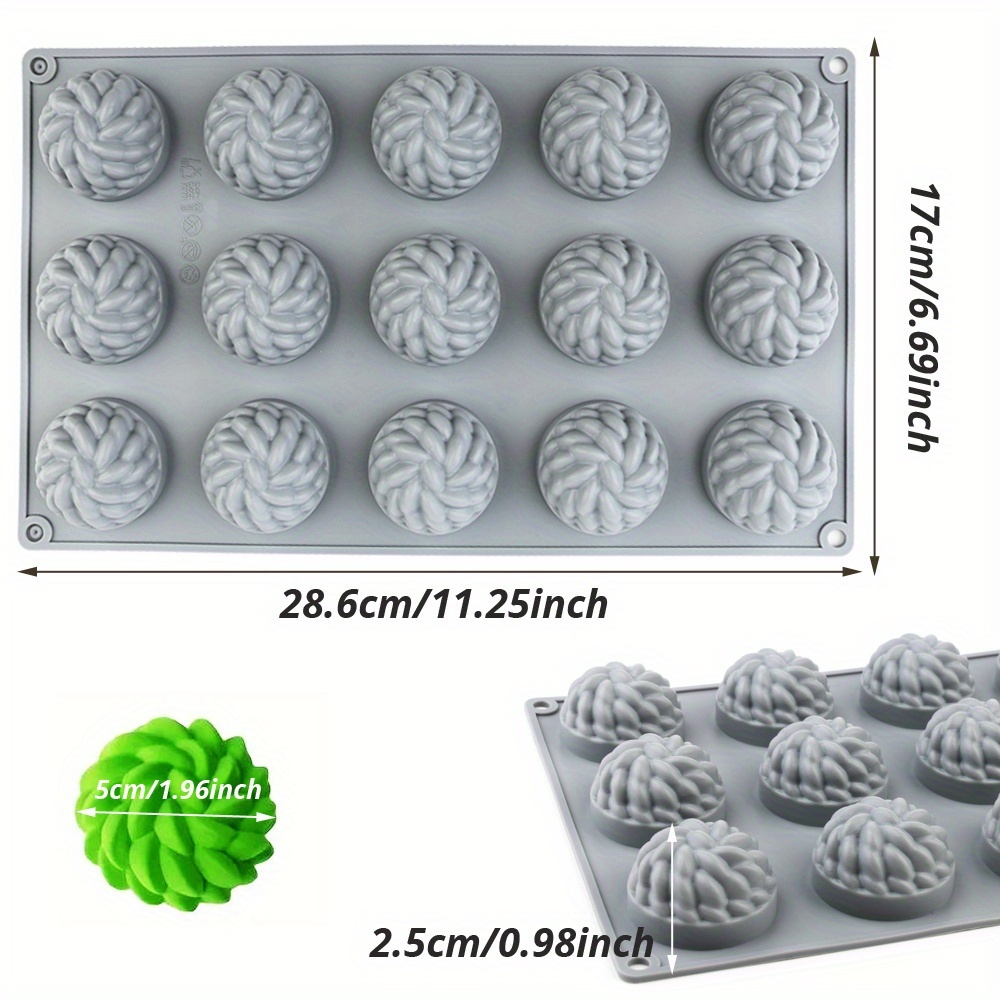 1Pc Cake Mold Santa Ana Floral - Soap Making Raw Material บทวิจารณ์และราคา