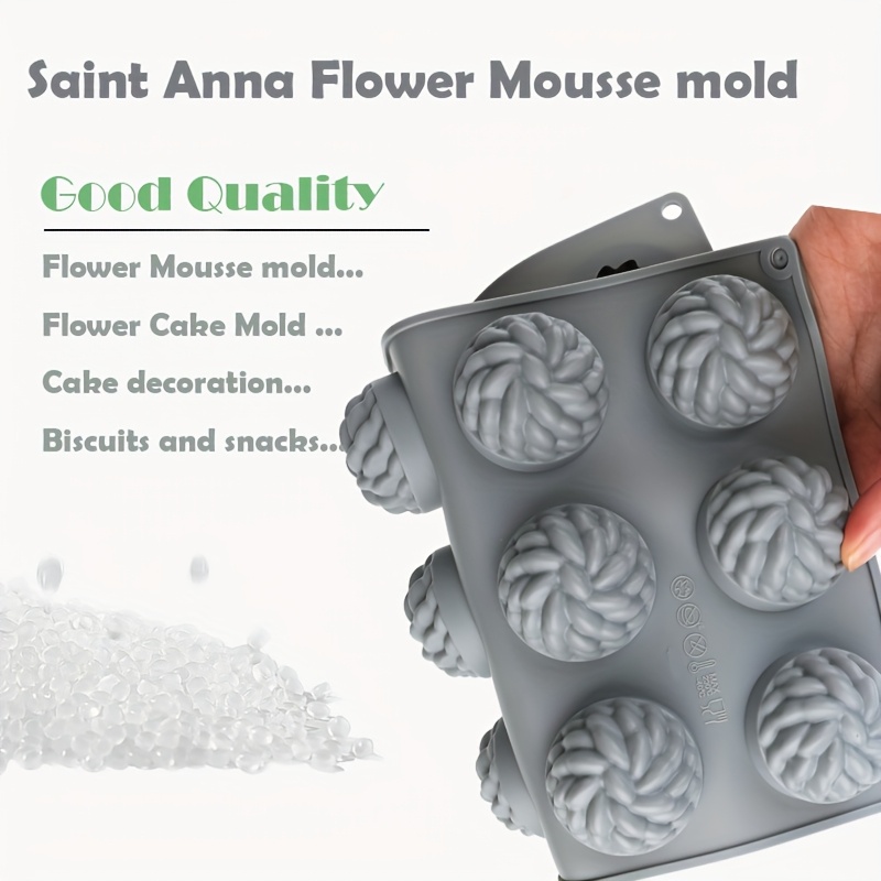 1Pc Cake Mold Santa Ana Floral - Soap Making Raw Material บทวิจารณ์และราคา