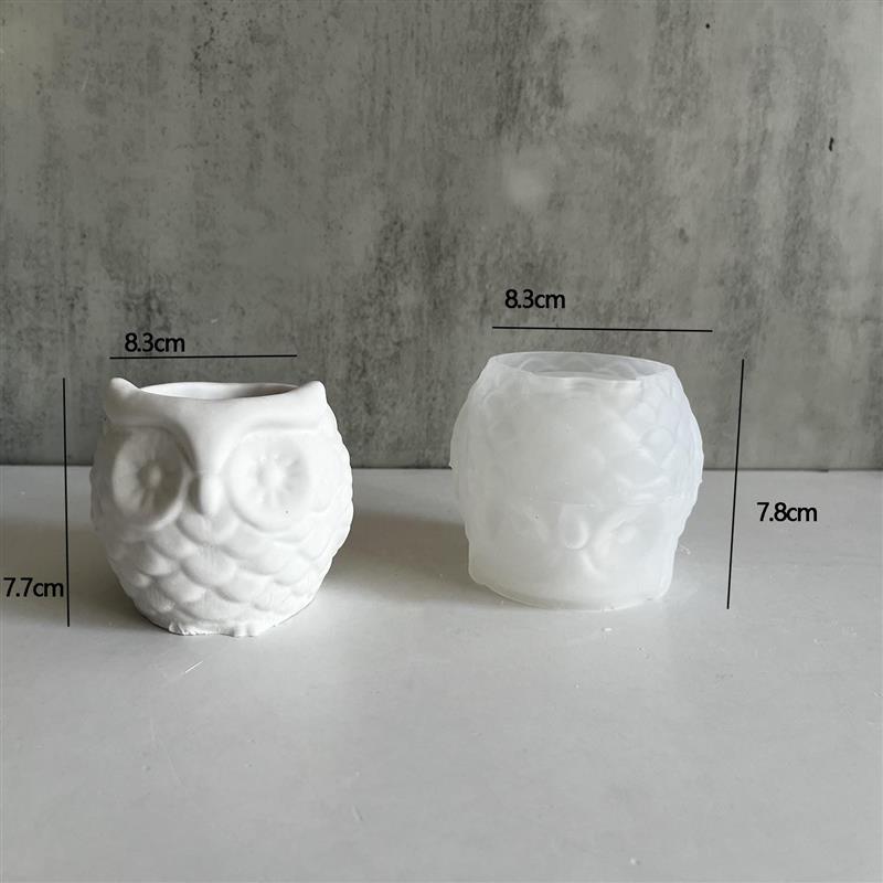 Conch Fish Owl Silicone Candle - Soap Making Box บทวิจารณ์และราคา