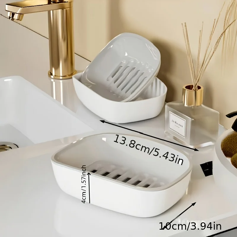 1pc Double Layer Drain Soap Bo - Soap Making Box บทวิจารณ์และราคา