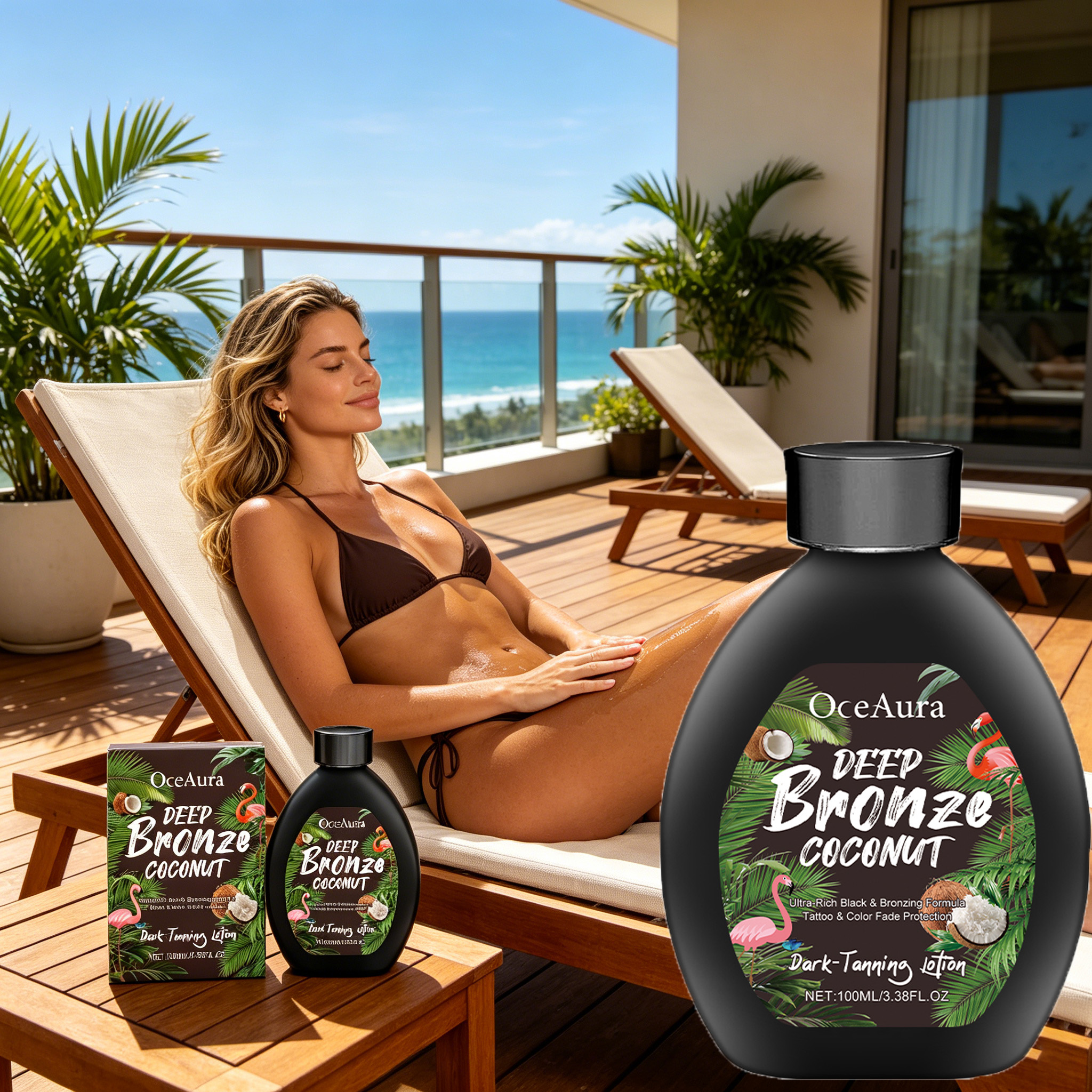 Coconut Oil Dark Tanning Lotio - Coconut Oil Refined บทวิจารณ์และราคา