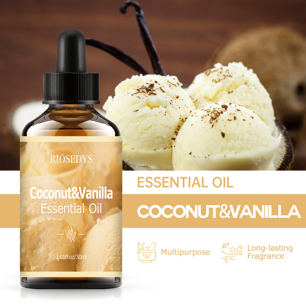 COCONUT&VANILLA essential oil  - Coconut Oil Refined บทวิจารณ์และราคา