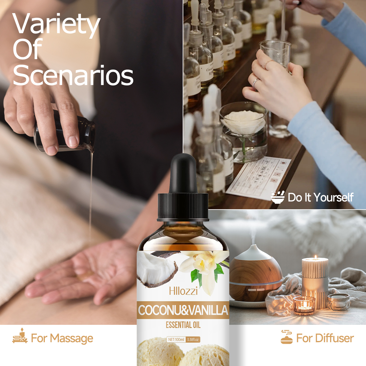 Coconut & Vanilla essential oi - Coconut Oil Refined บทวิจารณ์และราคา